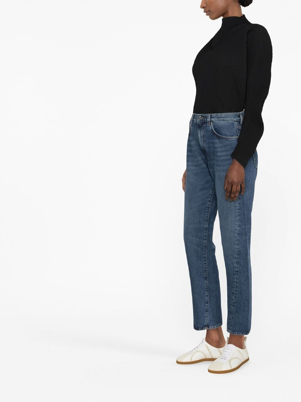 TOTEME-Twisted Seam Denim-221232741 WASHED BLUE 405