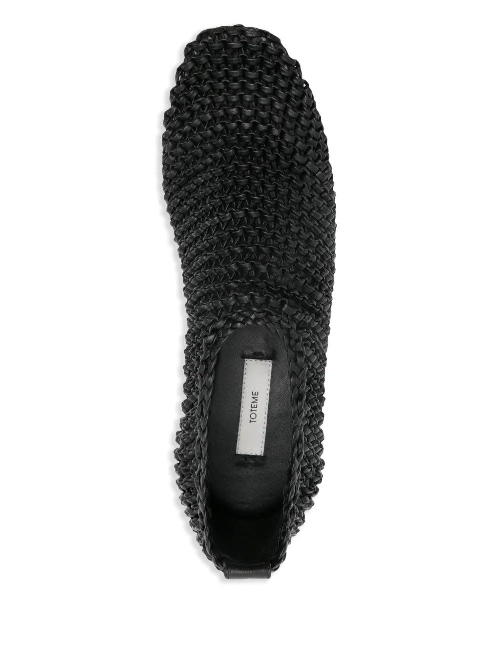 TOTEME-Woven Leather Ballerinas-