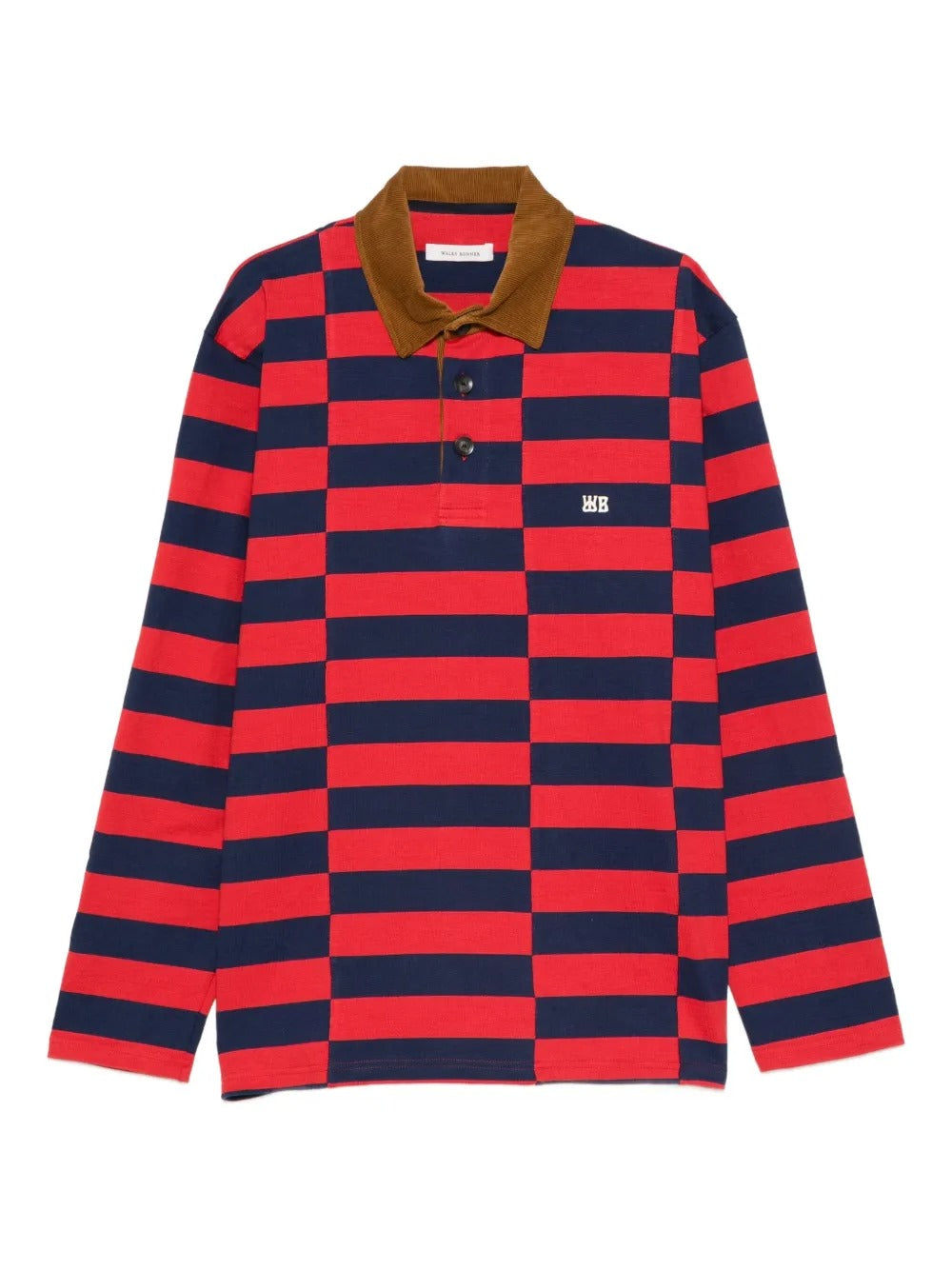 WALES BONNER-CITY POLO-MA25JE22 JE06 1000 RED / NAVY – Dope