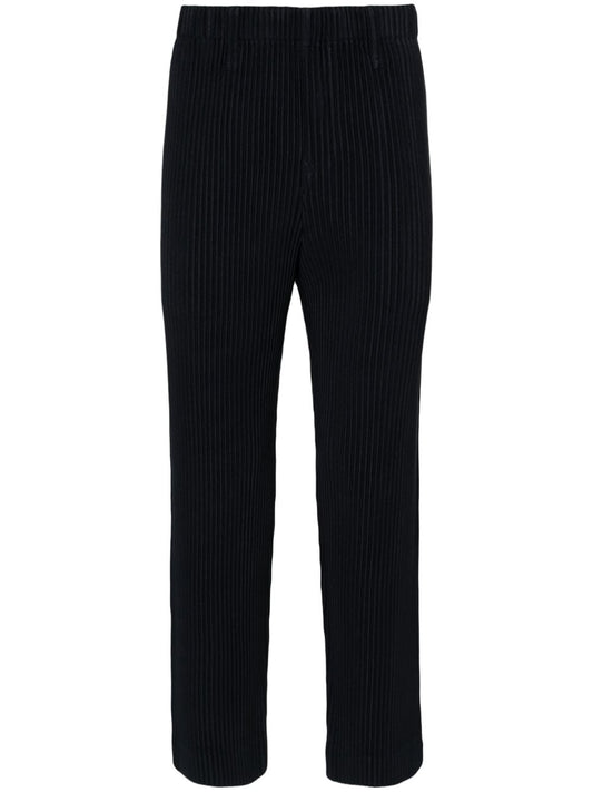 Pleated Straight Leg Trousers