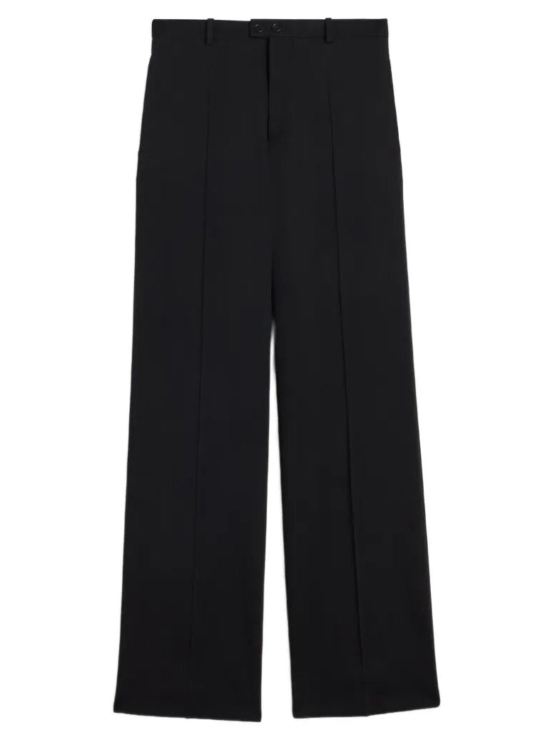 Wool canvas trousers