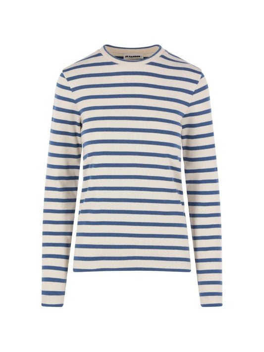 stripe-print cotton T-shirt