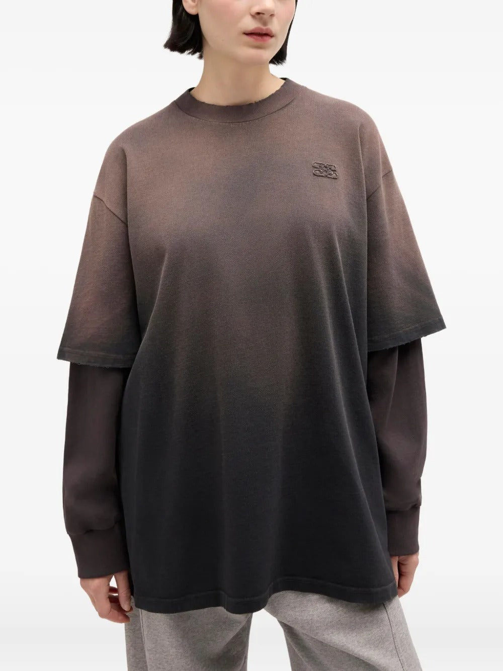 Heavy Cotton Jersey Longsleeve Washed Effect