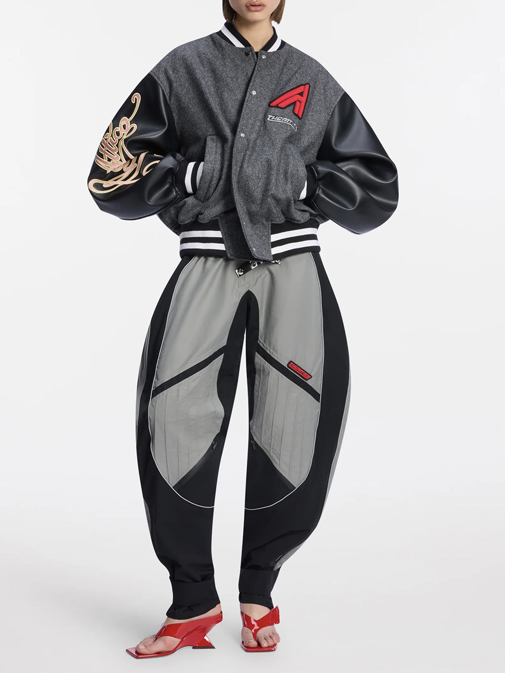 Dark grey bomber