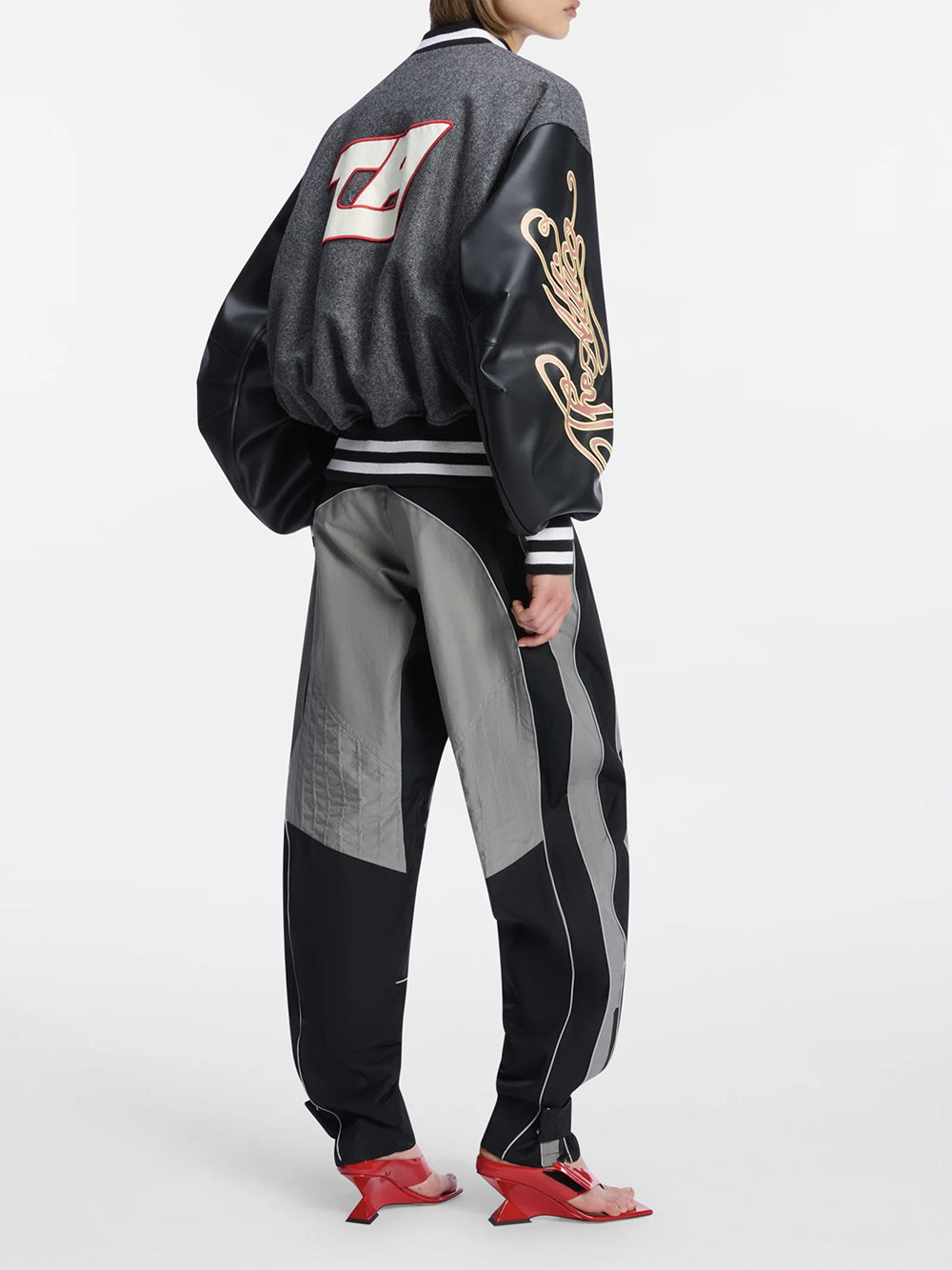 Dark grey bomber
