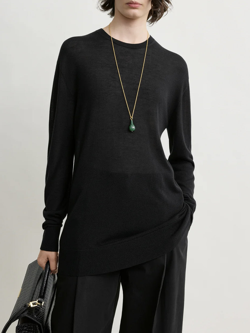 Long-sleeve tee knit