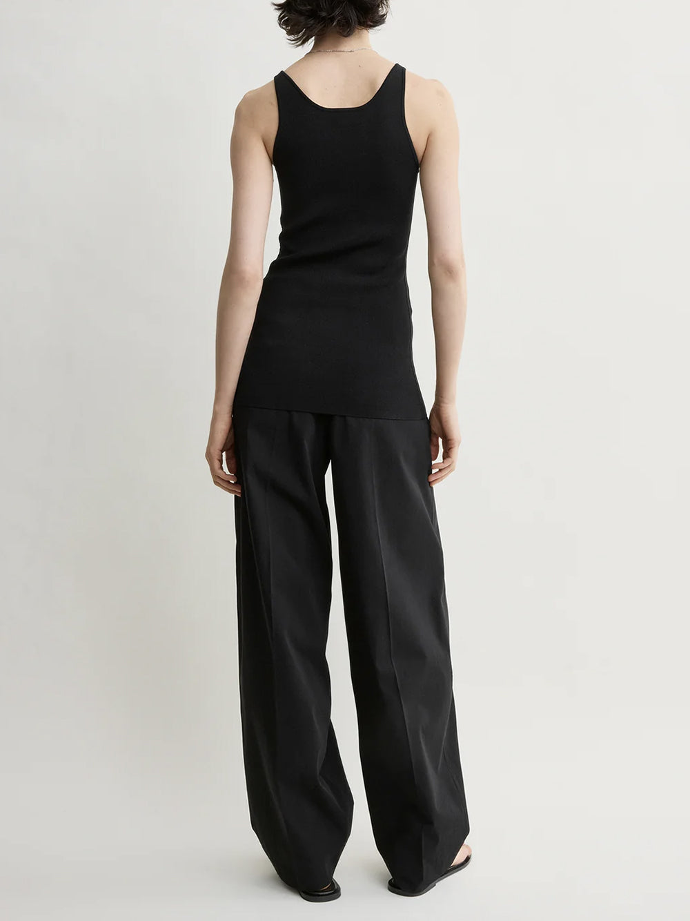 Classic compact knit tank