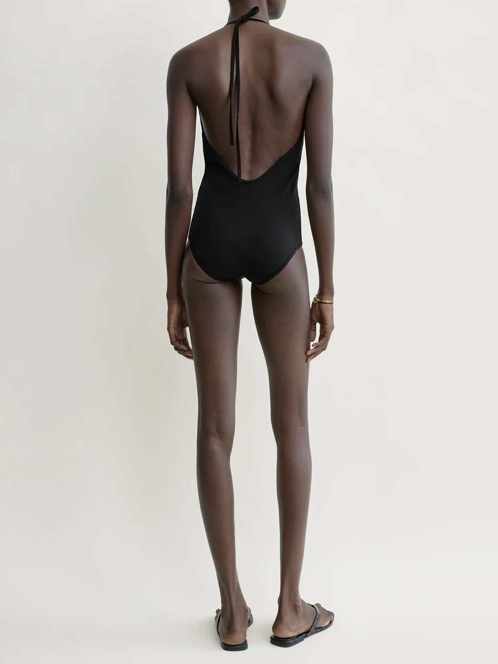 Halter tie swimsuit