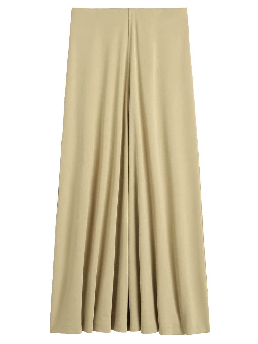 Flared jersey skirt
