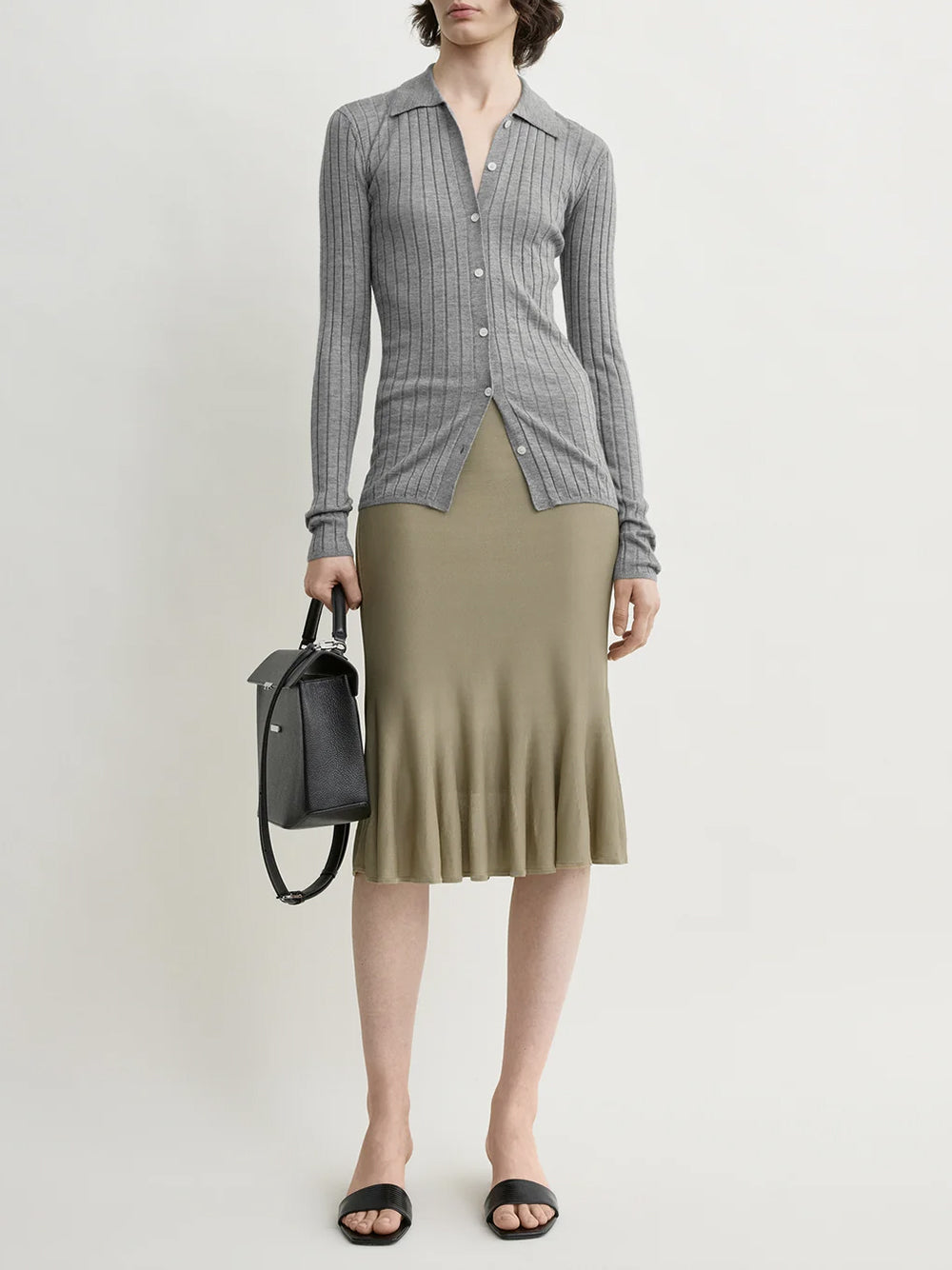 Slim ribbed shirt