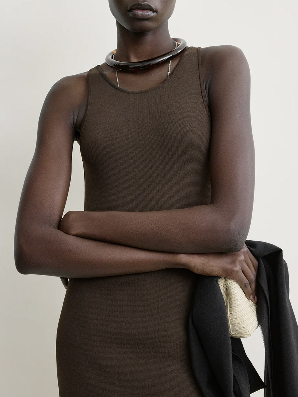 Classic compact knit tank