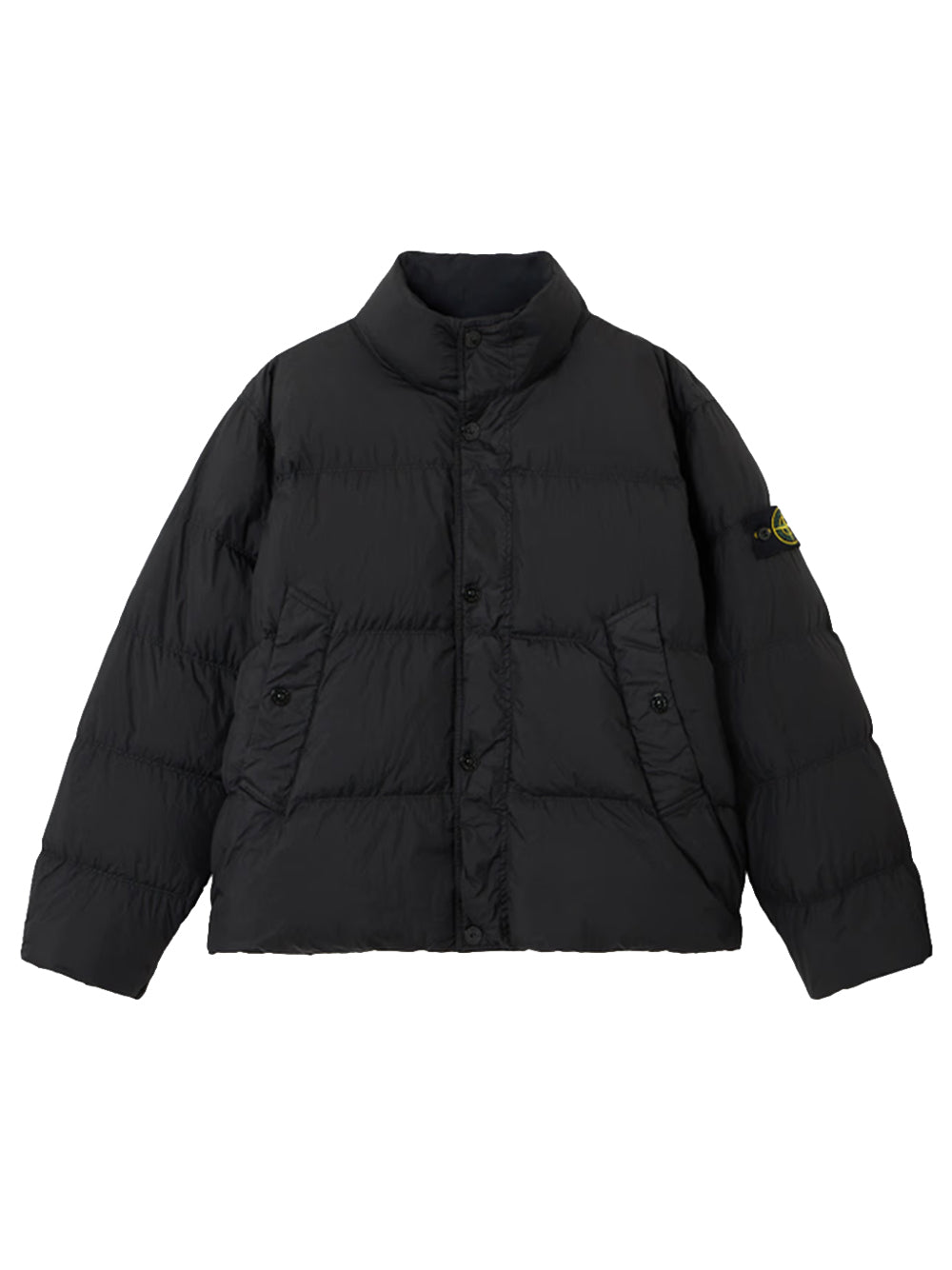 STONE ISLAND-Water-repellent and wind-resistant down jacket-