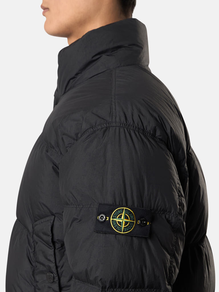 STONE ISLAND-Water-repellent and wind-resistant down jacket-