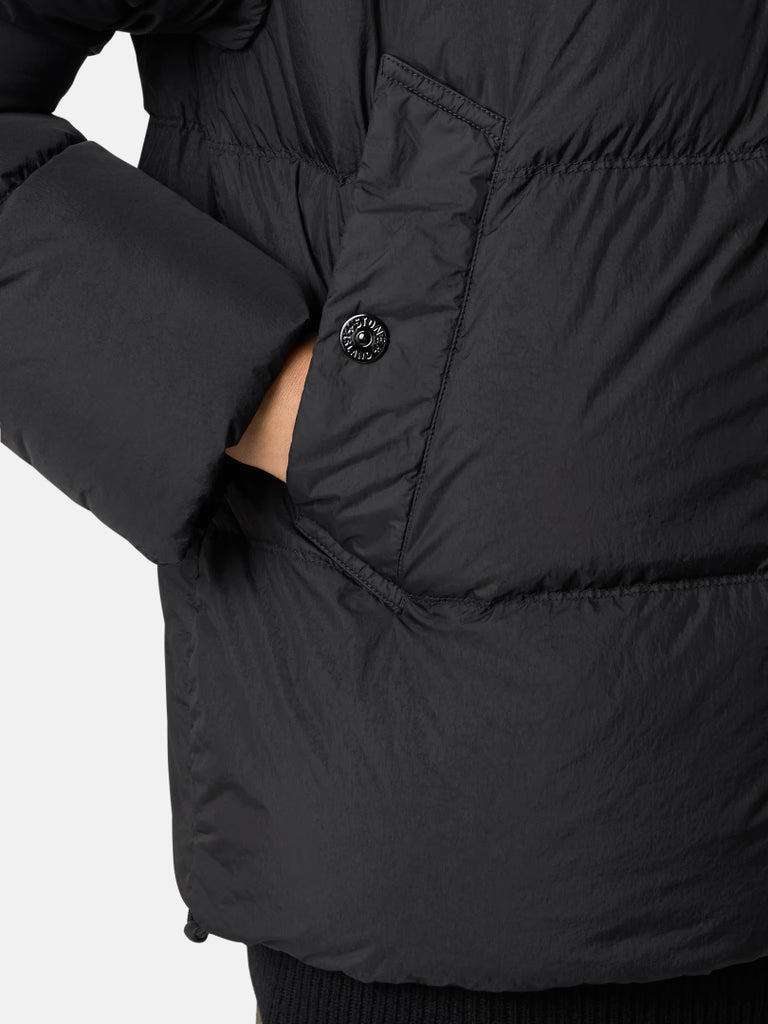 STONE ISLAND-Water-repellent and wind-resistant down jacket-