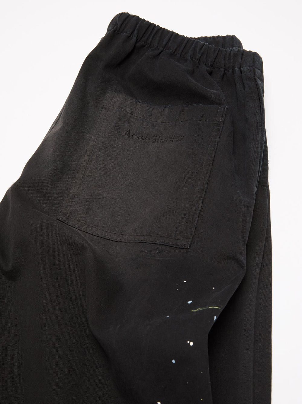 Washed cotton trousers