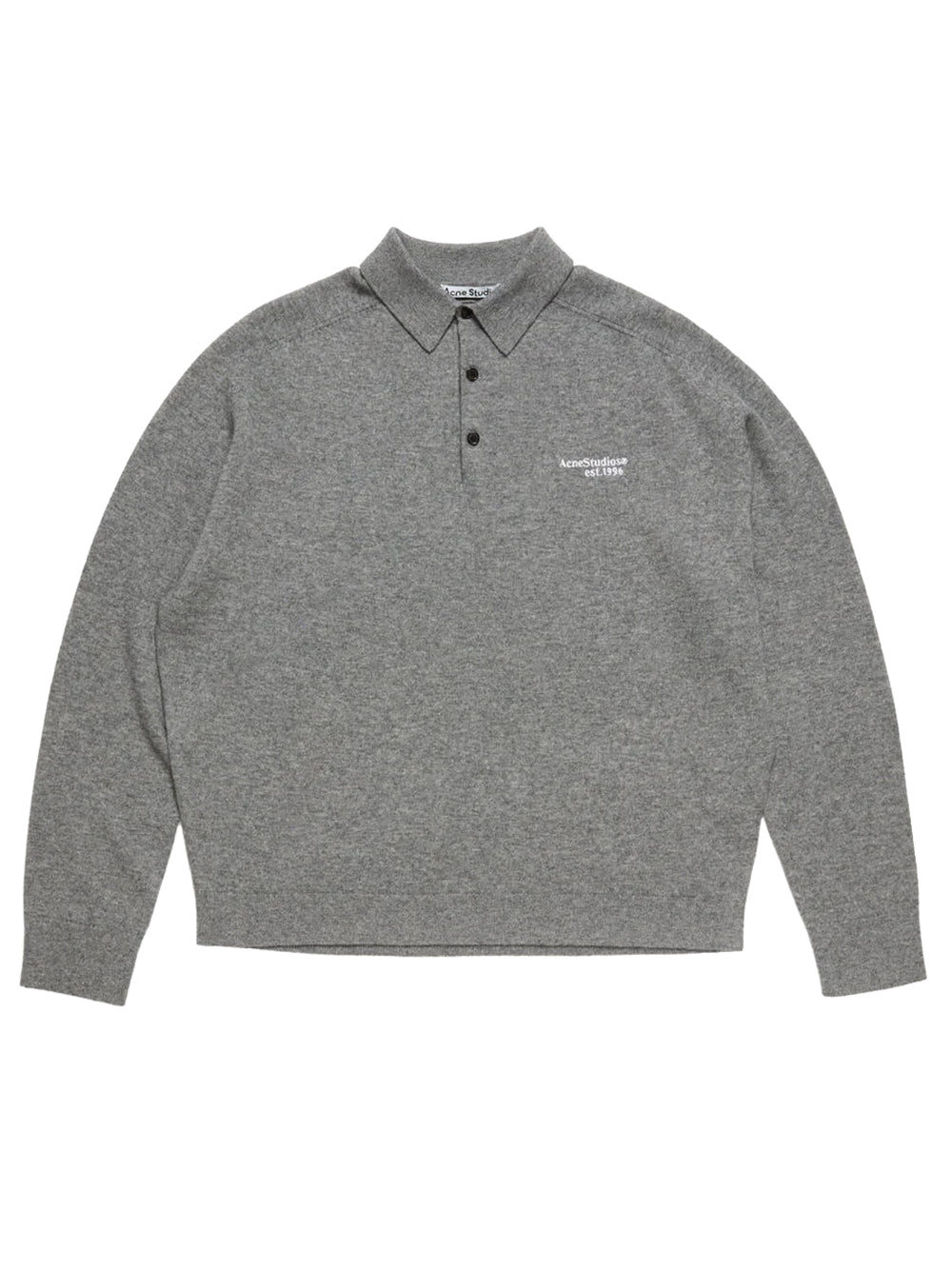 Wool polo shirt