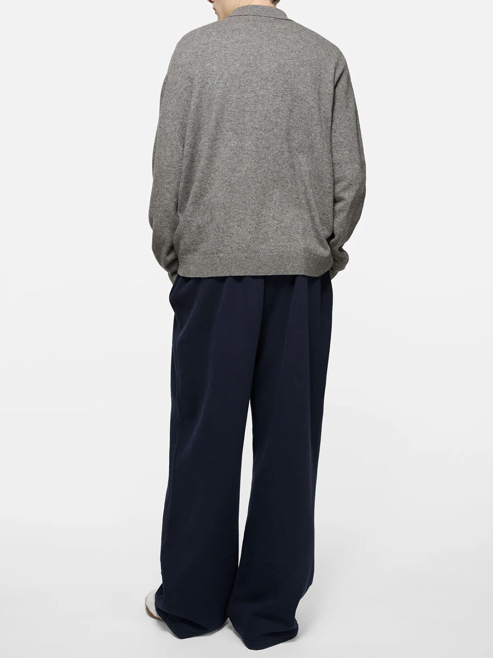 Wool polo shirt