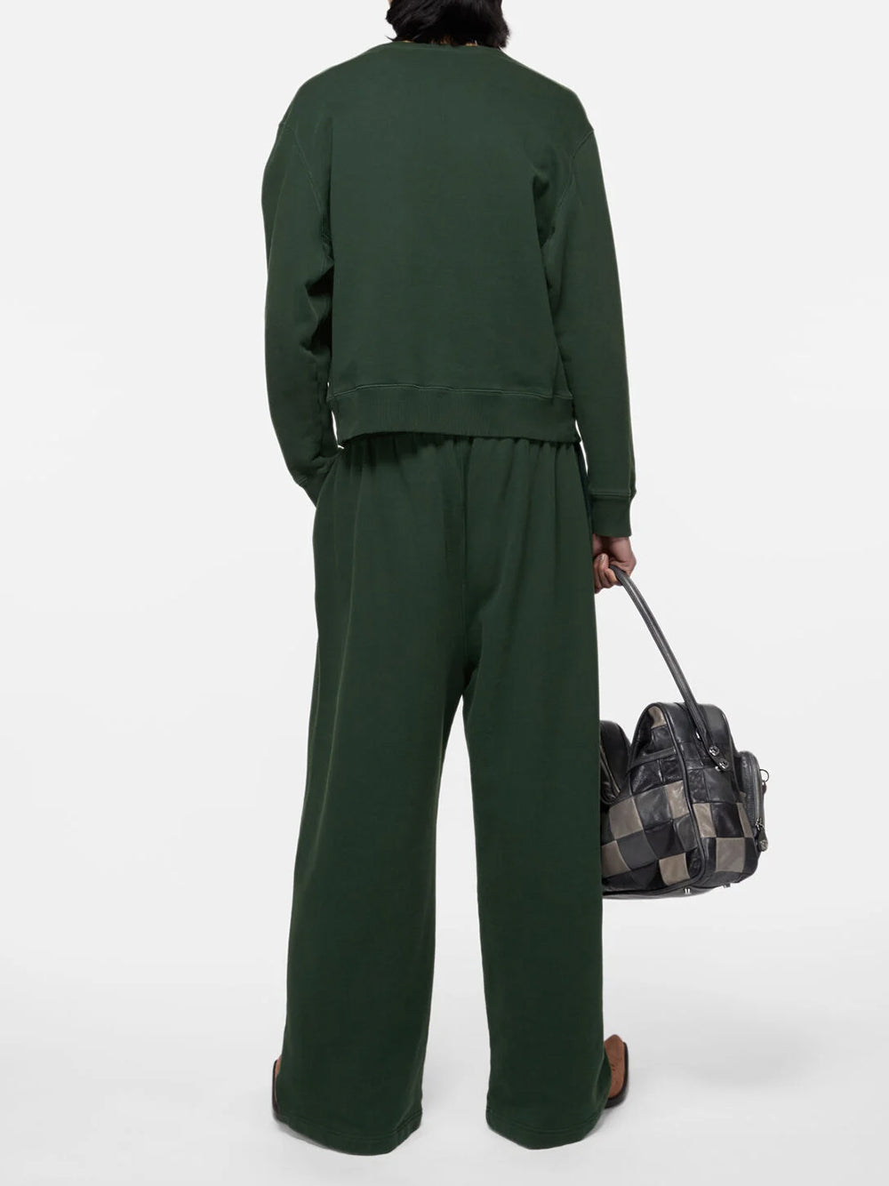 Fleece sweatshirt with logo