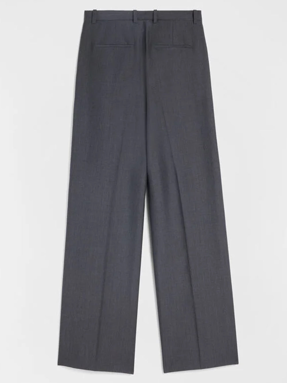 JIL SANDER-Fil-à-fil wool trousers-