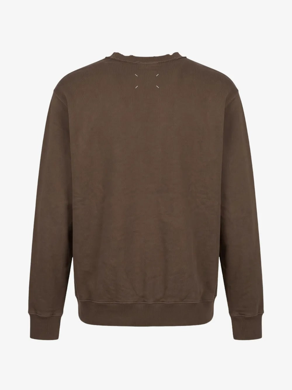 WASHED V-NECK SWEATSHIRT