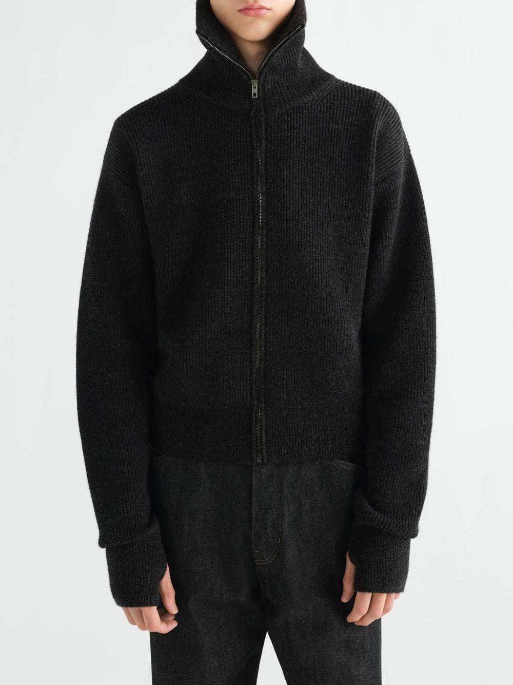 ZIPPED CARDIGAN