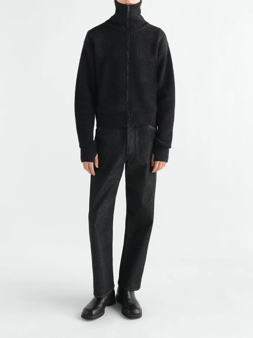 ZIPPED CARDIGAN