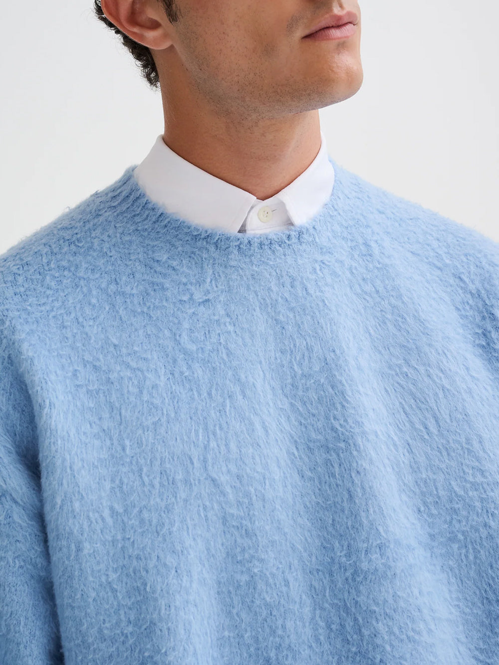 Oversized brushed sweater