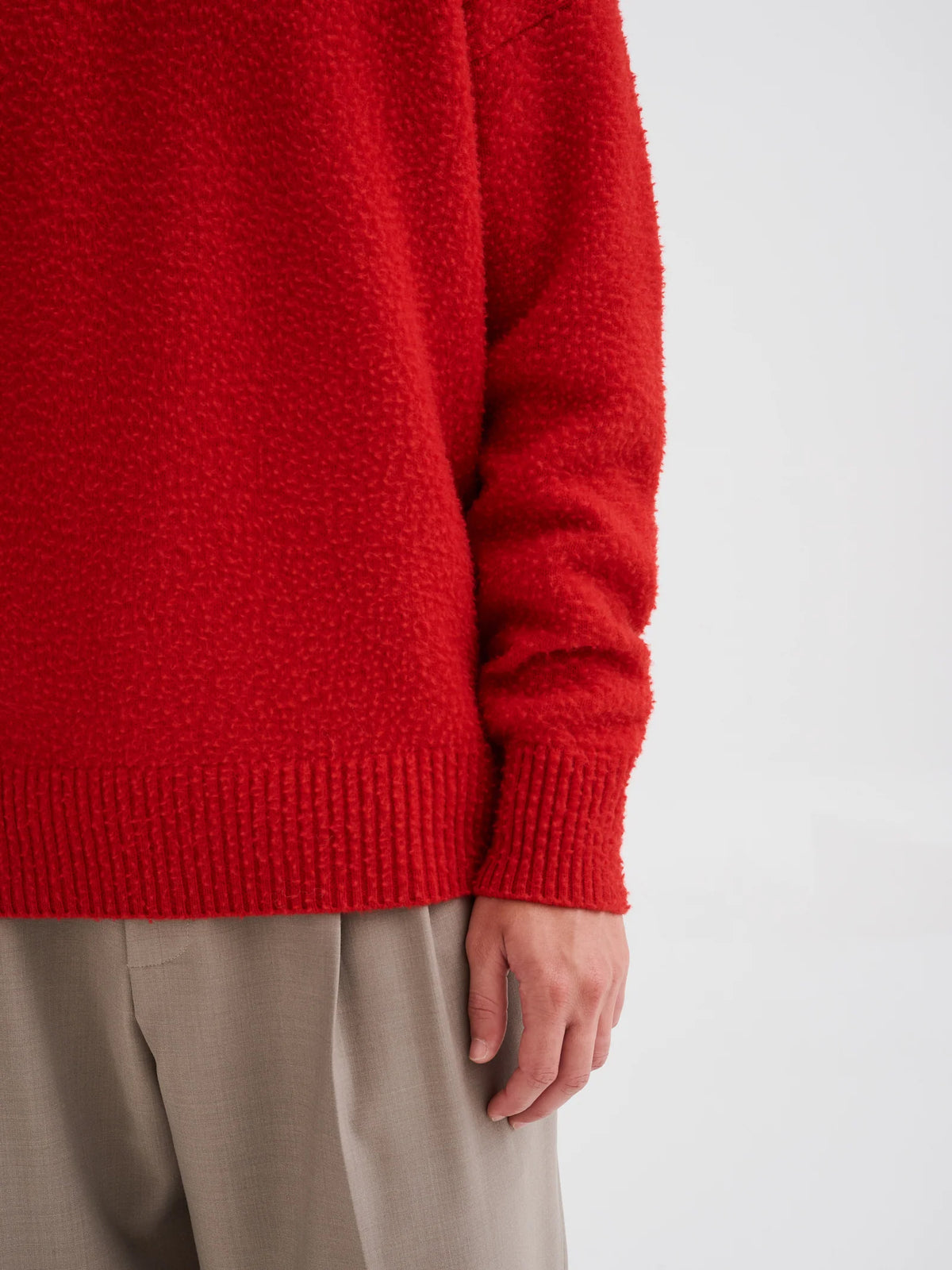 ROBERTO COLLINA-Oversized Casentino sweater-