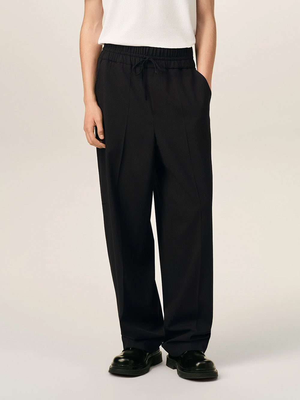 ELASTICATED TROUSERS