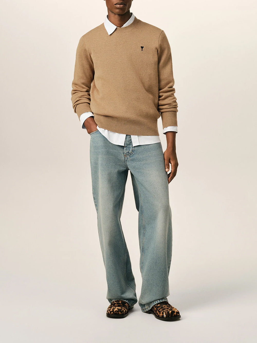 AMI PARIS-Ami de Cœur crew neck sweater-