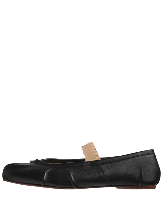 MAISON MARGIELA-TABI BALLERINA FLAT ELASTIC BAND-