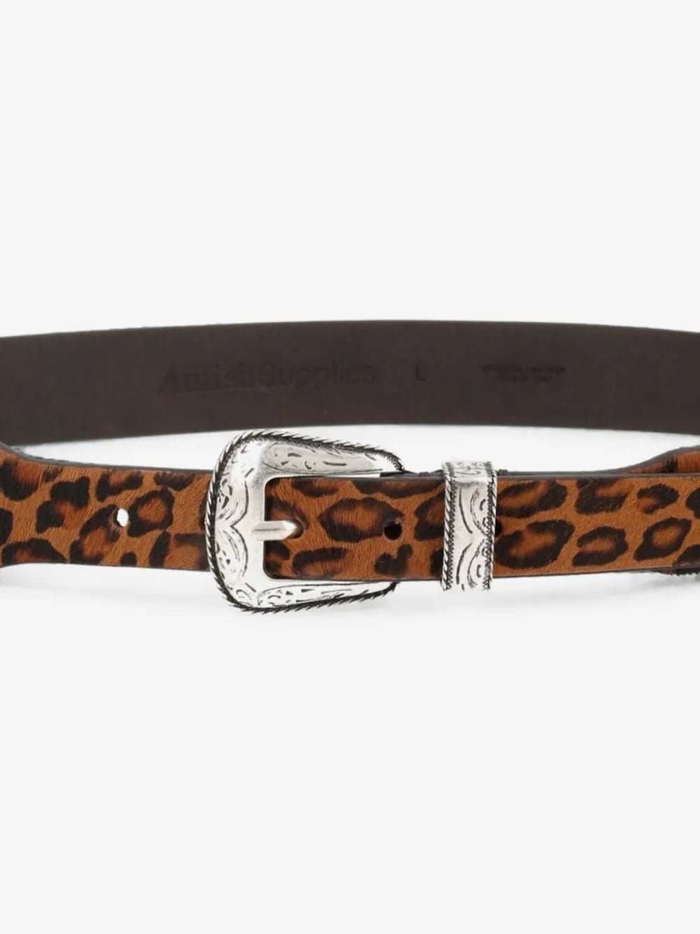 Western belt AMISH Pony Leo leather .