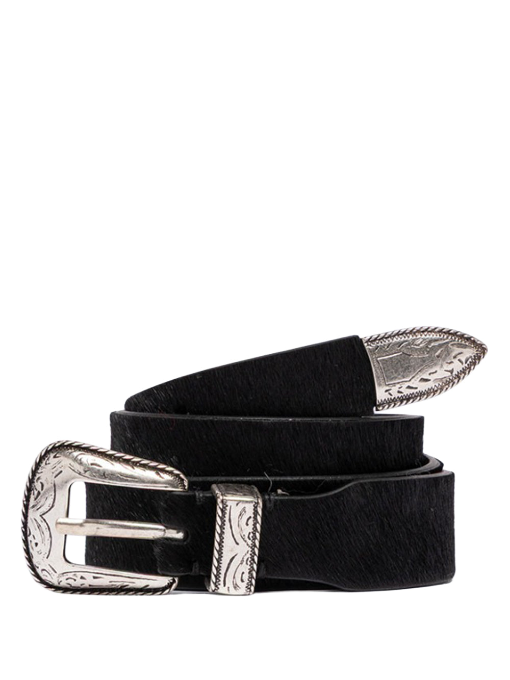Western belt AMISH Pony leather .
