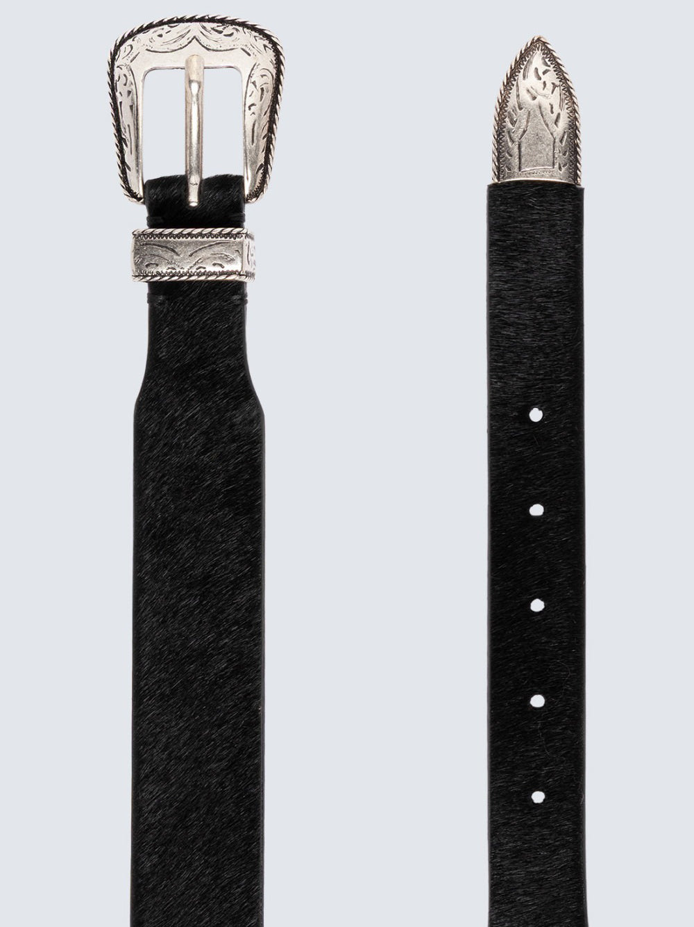 Western belt AMISH Pony leather .