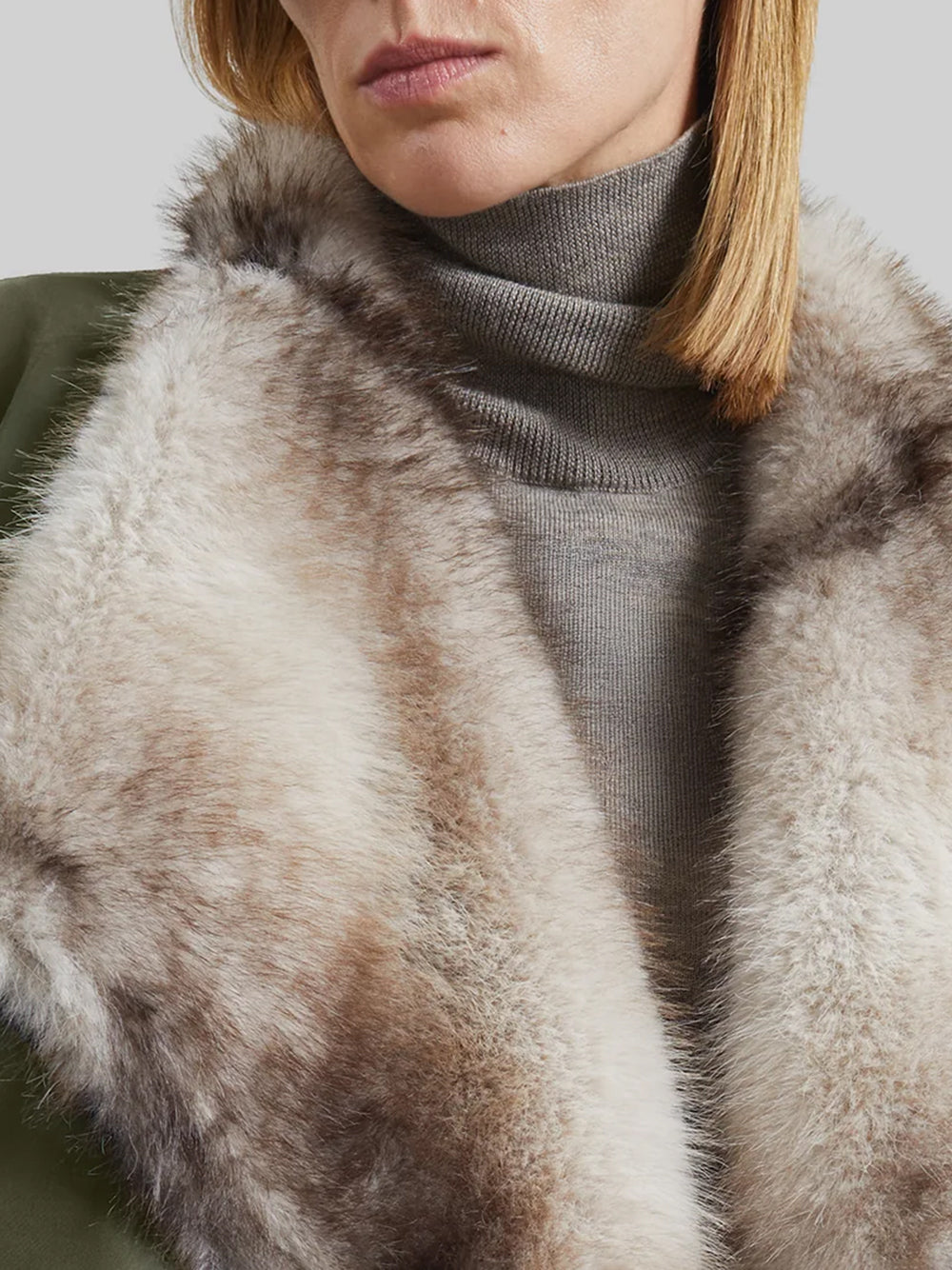 VERA FAUX FUR REVERSIBLE SHORT COAT