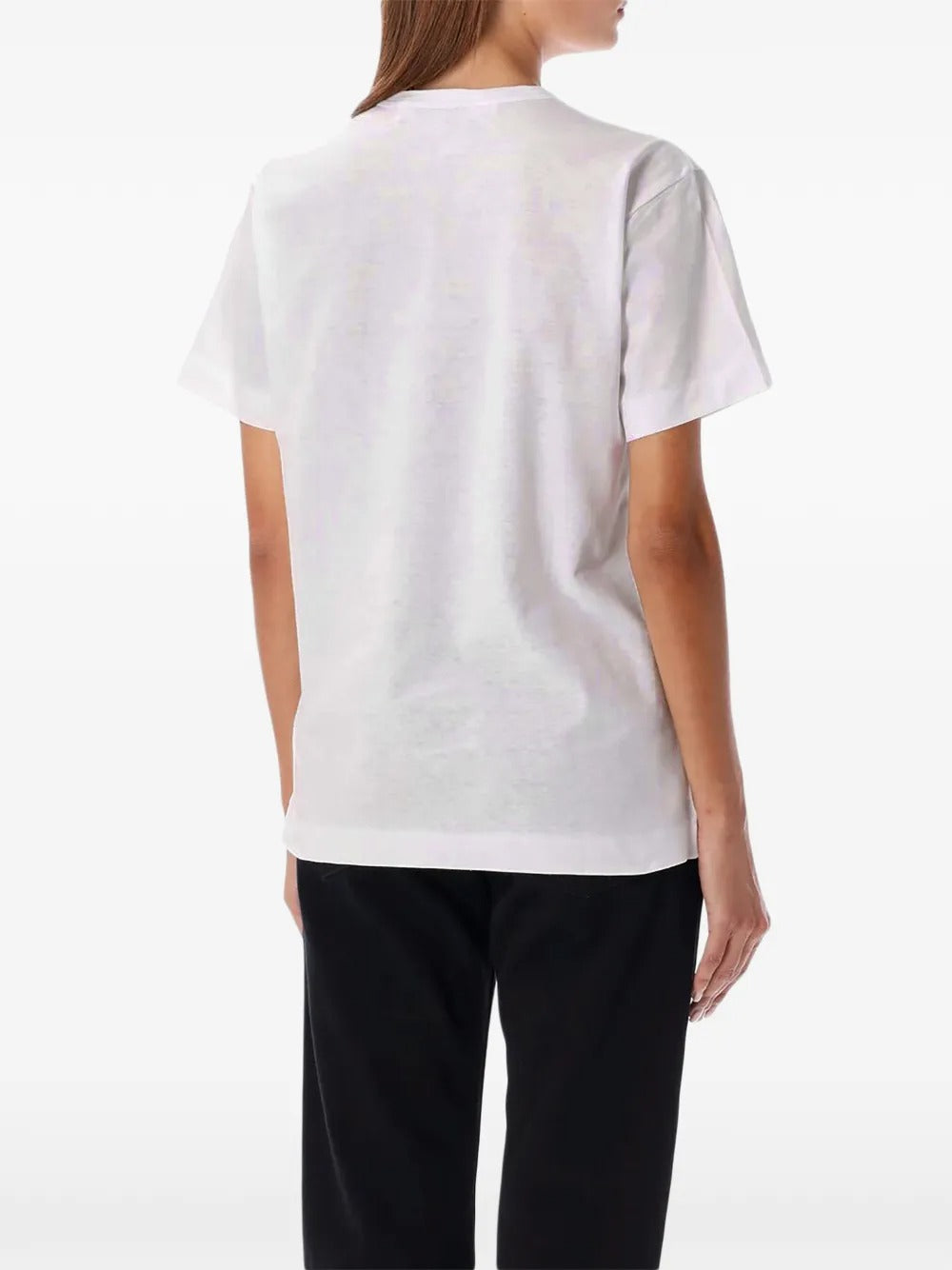 T-shirt with heart applique