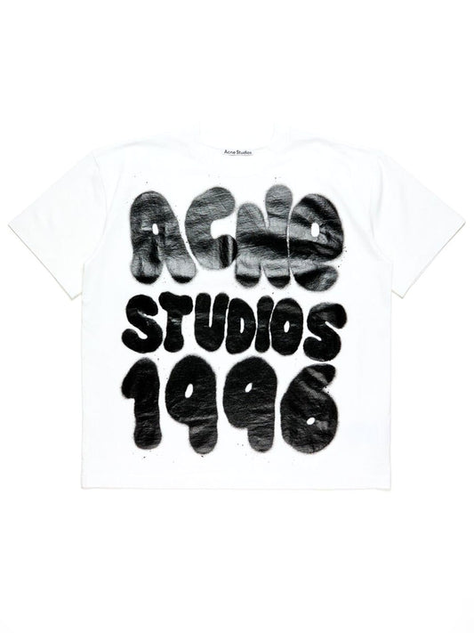 ACNE STUDIOS-BIG LOGO T-SHIRT-