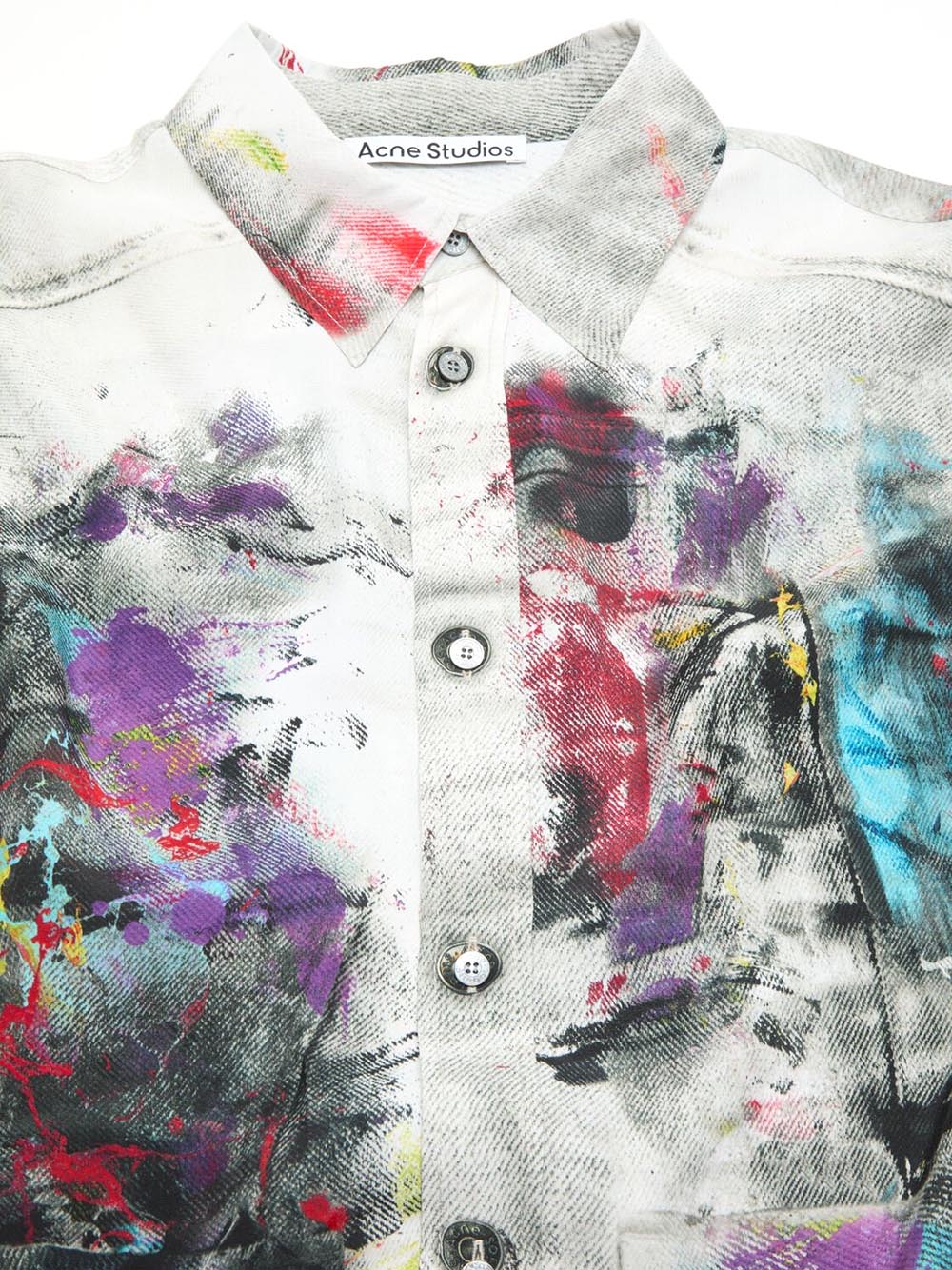 ACNE STUDIOS-Button-up shirt printed-