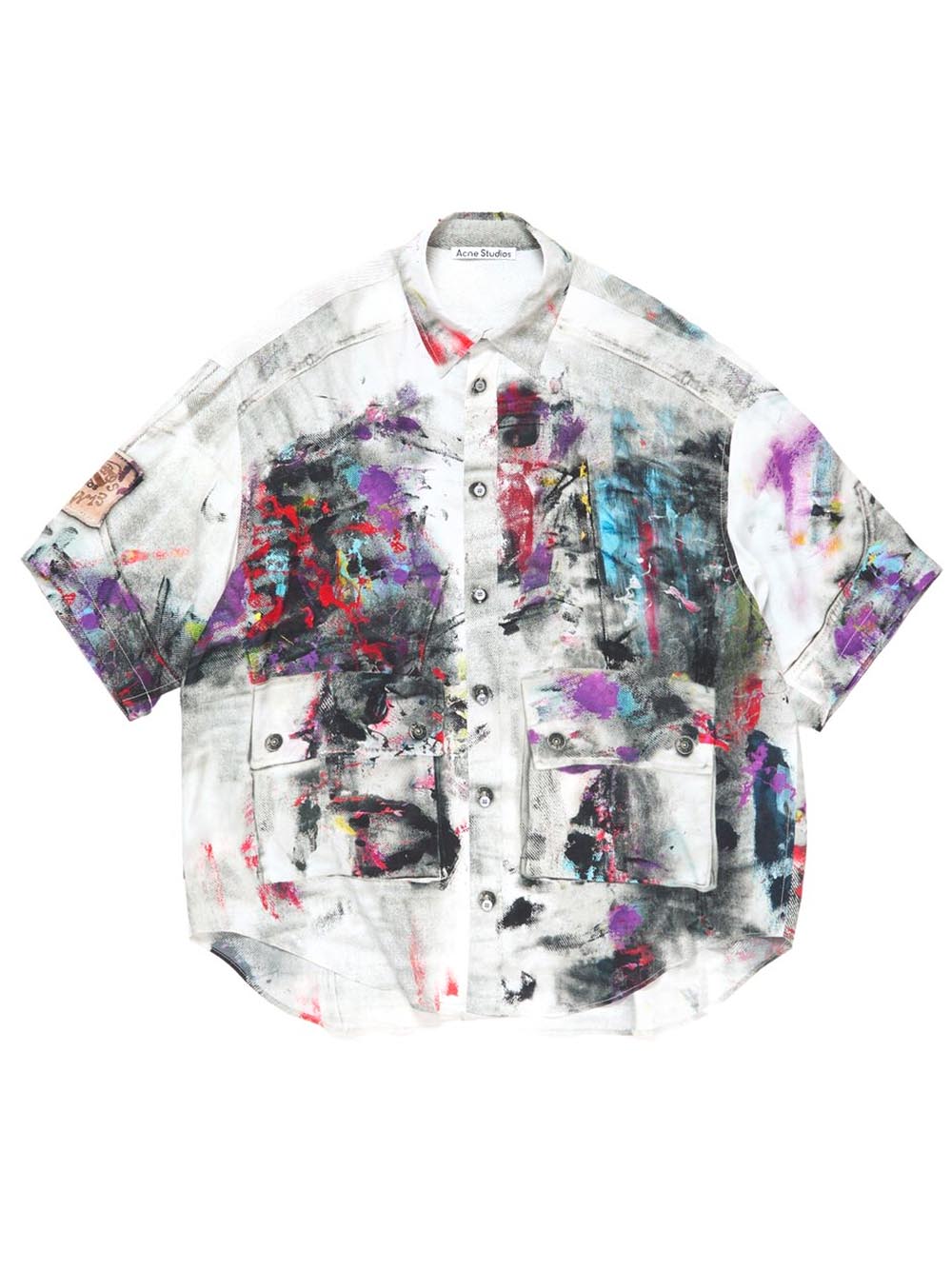 ACNE STUDIOS-Button-up shirt printed-