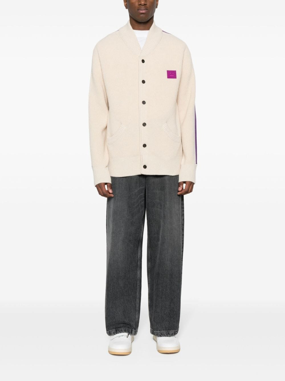 ACNE STUDIOS-CARDIGAN FACE-C60082 633