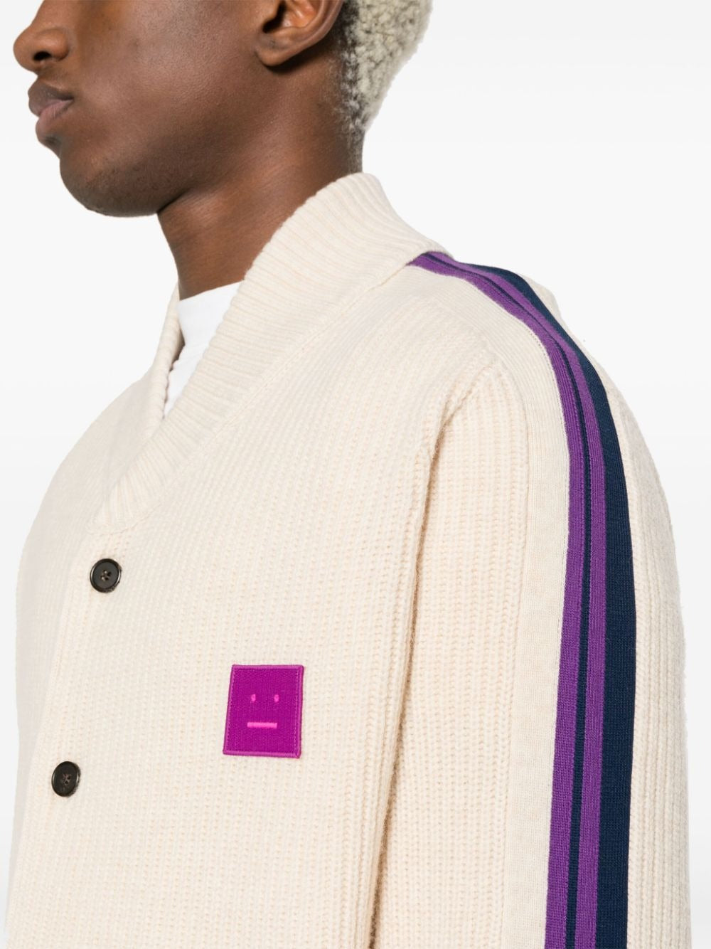 ACNE STUDIOS-CARDIGAN FACE-C60082 633