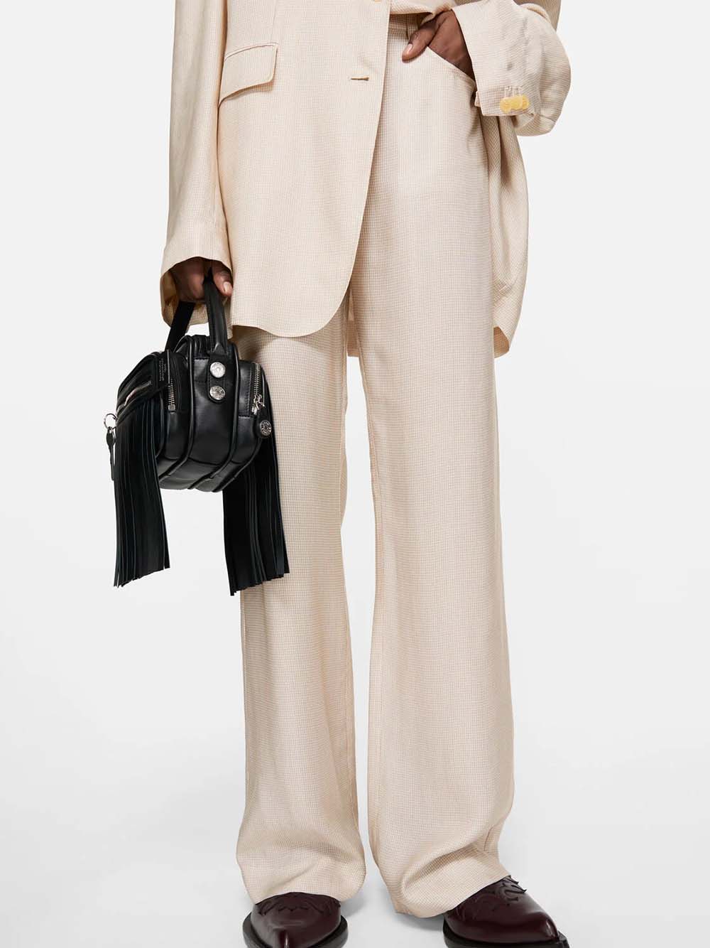 ACNE STUDIOS-Casual checked trousers-