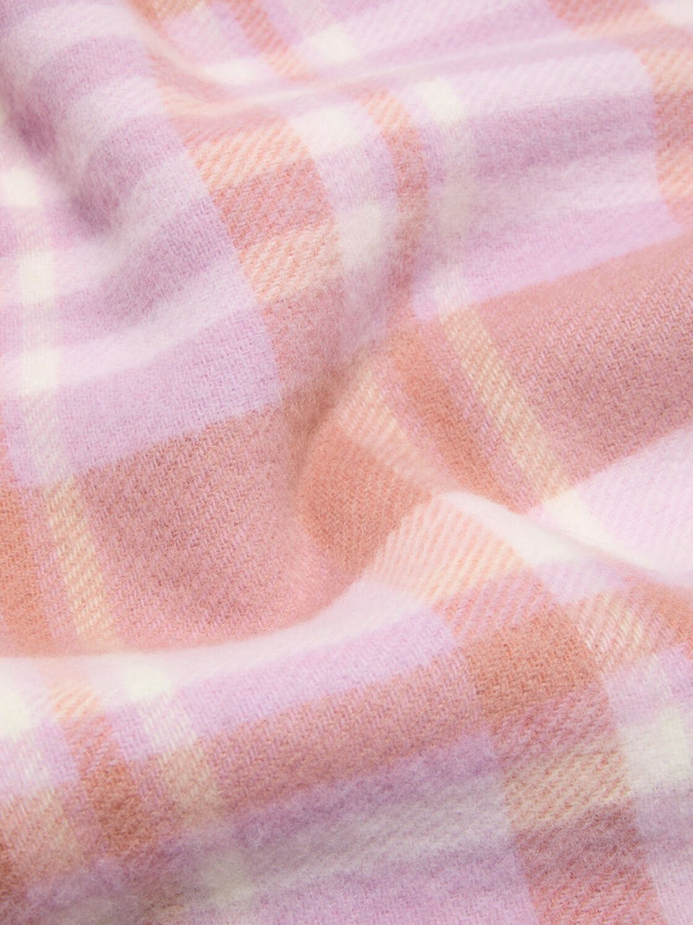 ACNE STUDIOS-Check logo scarf-