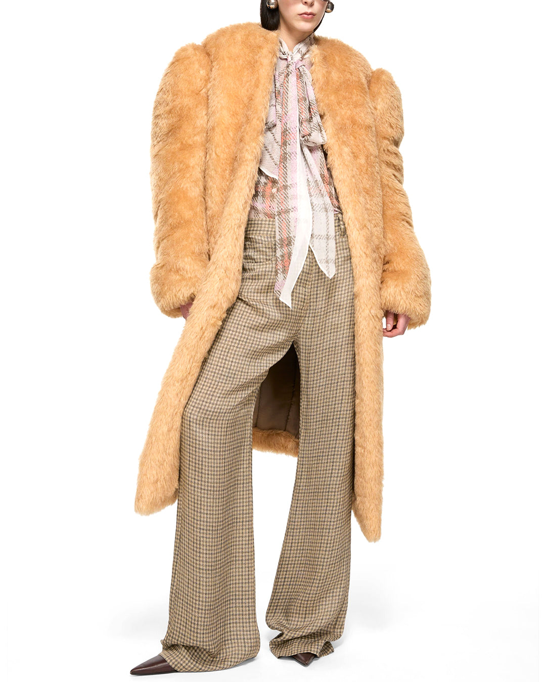 ACNE STUDIOS-Check tailored trousers-