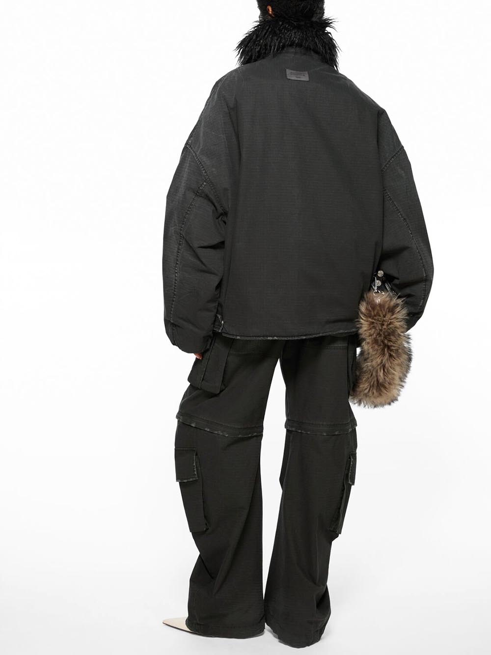 ACNE STUDIOS-Coated cargo trousers-