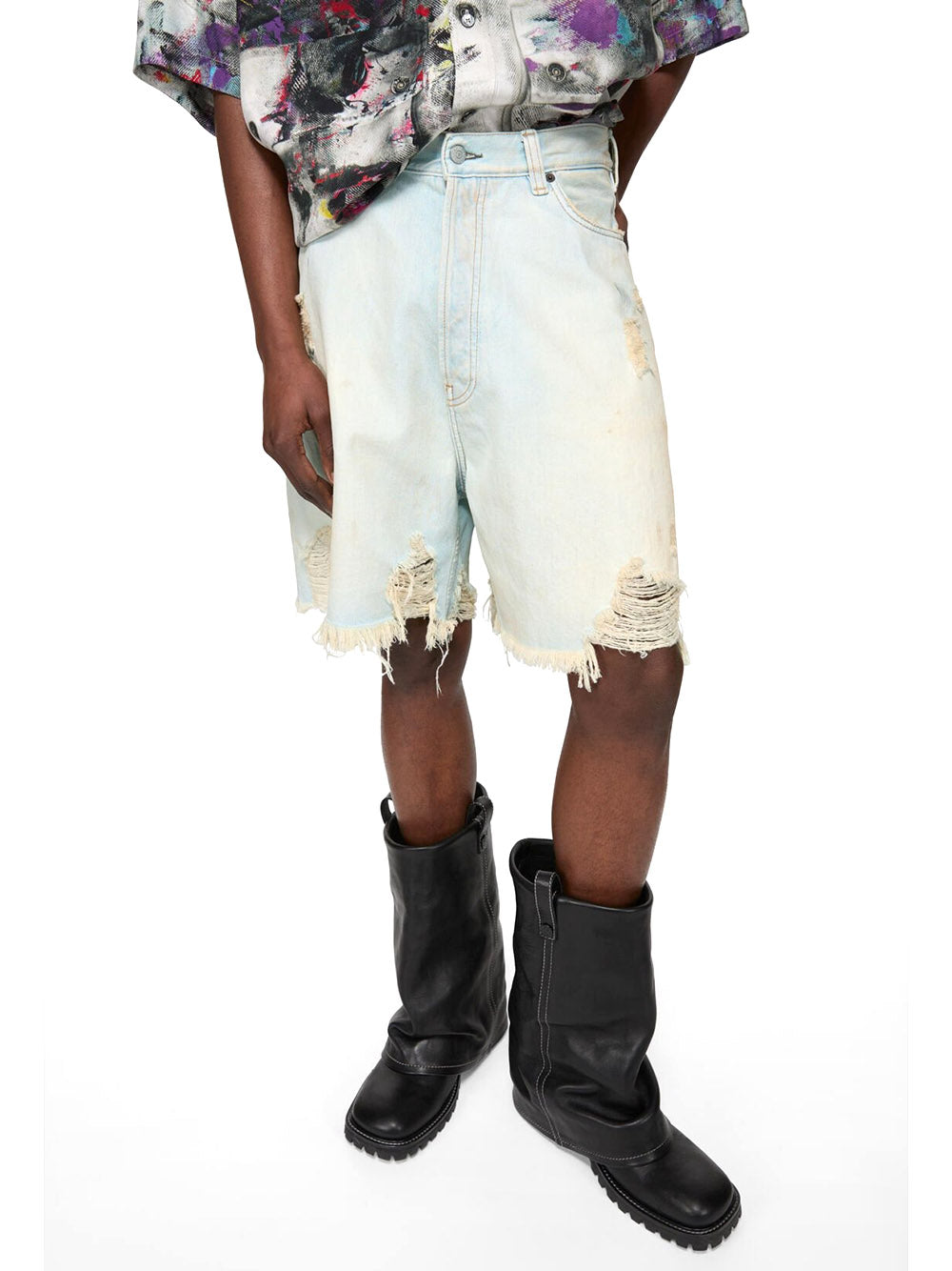 ACNE STUDIOS-DENIM SHORTS-