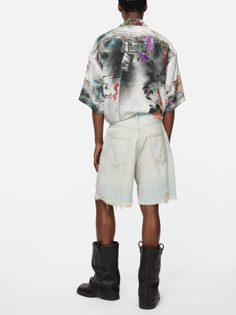 ACNE STUDIOS-DENIM SHORTS-