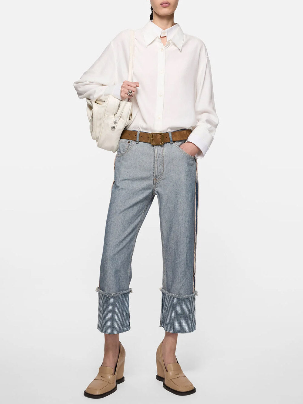 ACNE STUDIOS-TROUSERS-