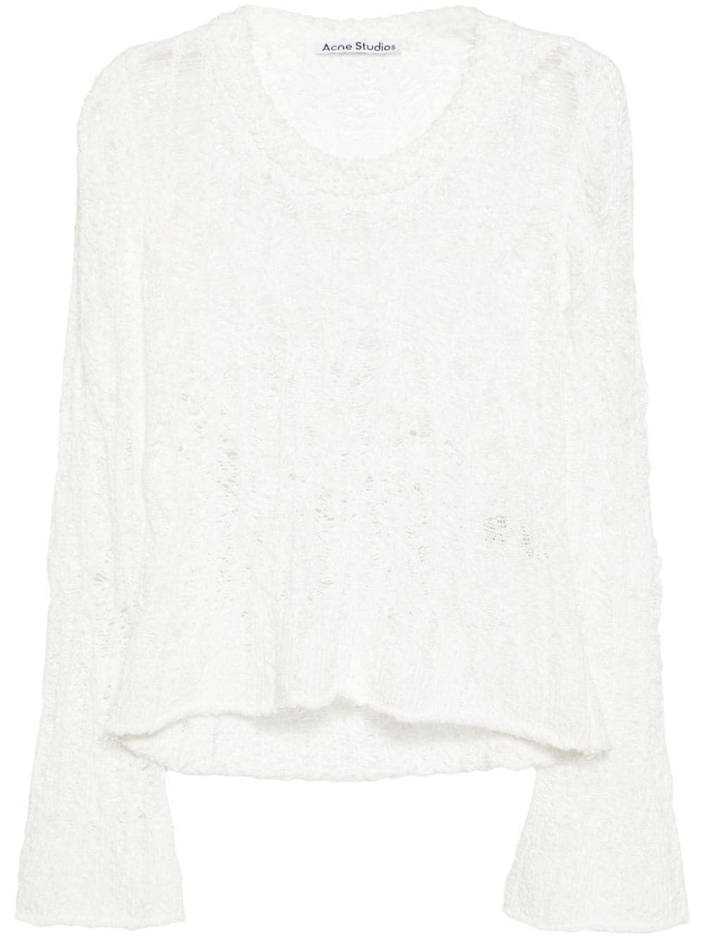 ACNE STUDIOS-DISTRESSED KNIT SWEATER-A60508 AEG