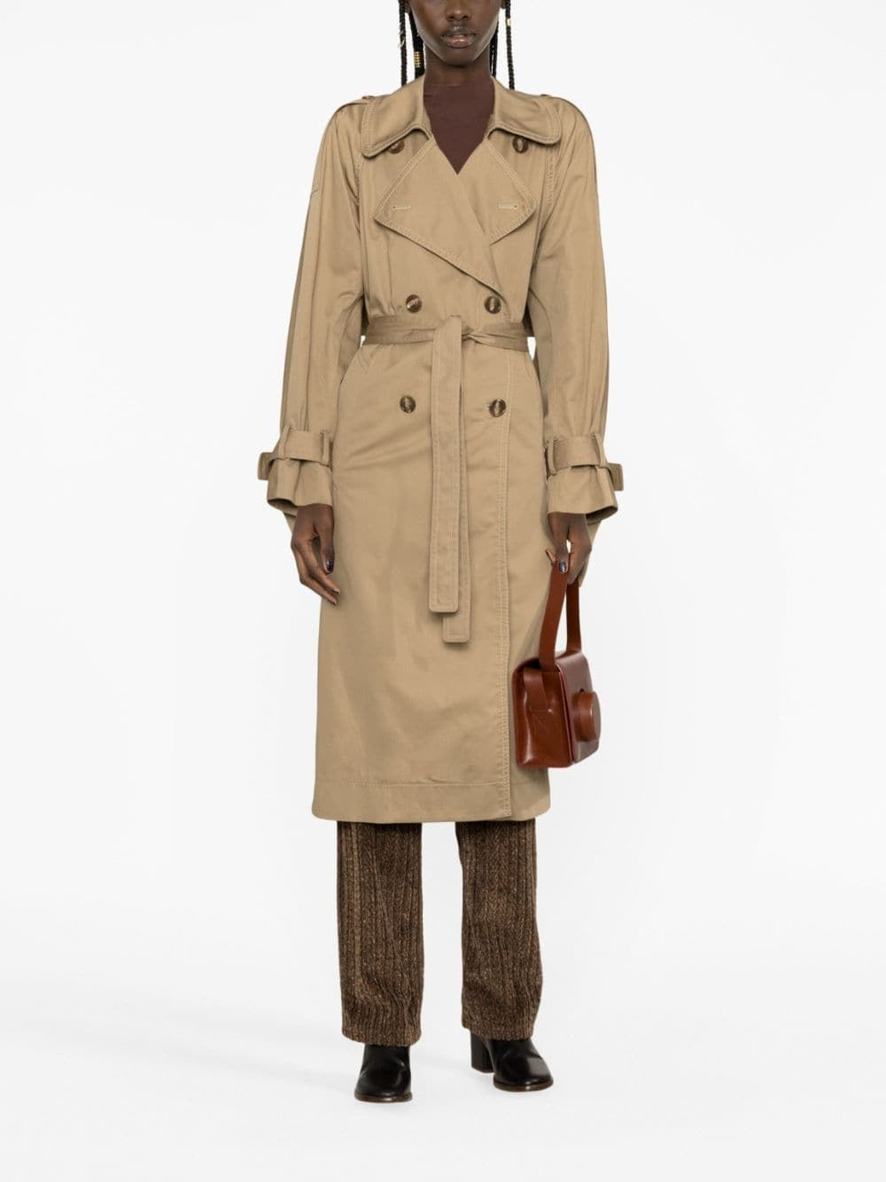 ACNE STUDIOS-DOUBLE BREASTED TRENCH COAT-A90529 AE5